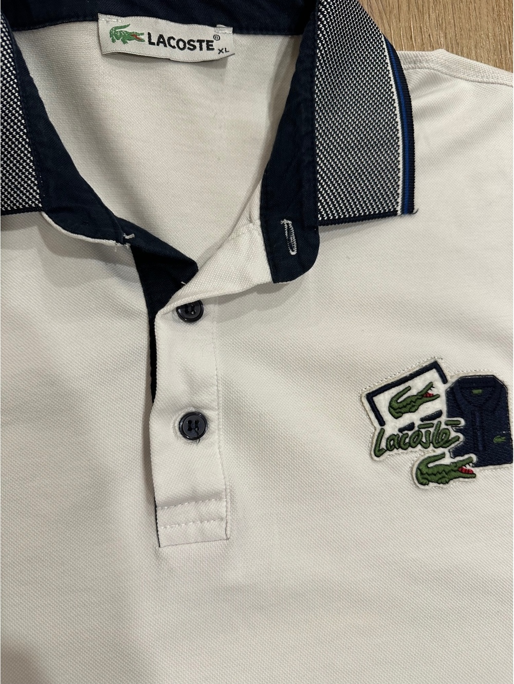 Lacoste Men’s XL White Polo Shirt